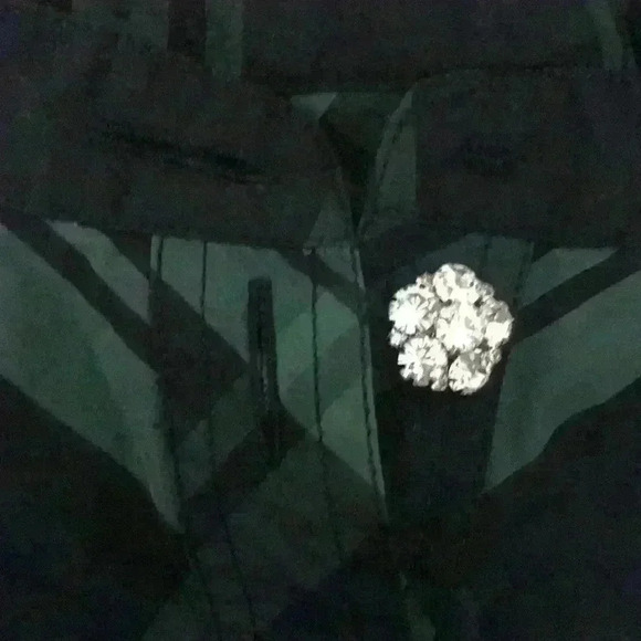 J. Crew Fresco top with jewel buttons in Black Watch tartan Size XXS - Picture 11 of 11